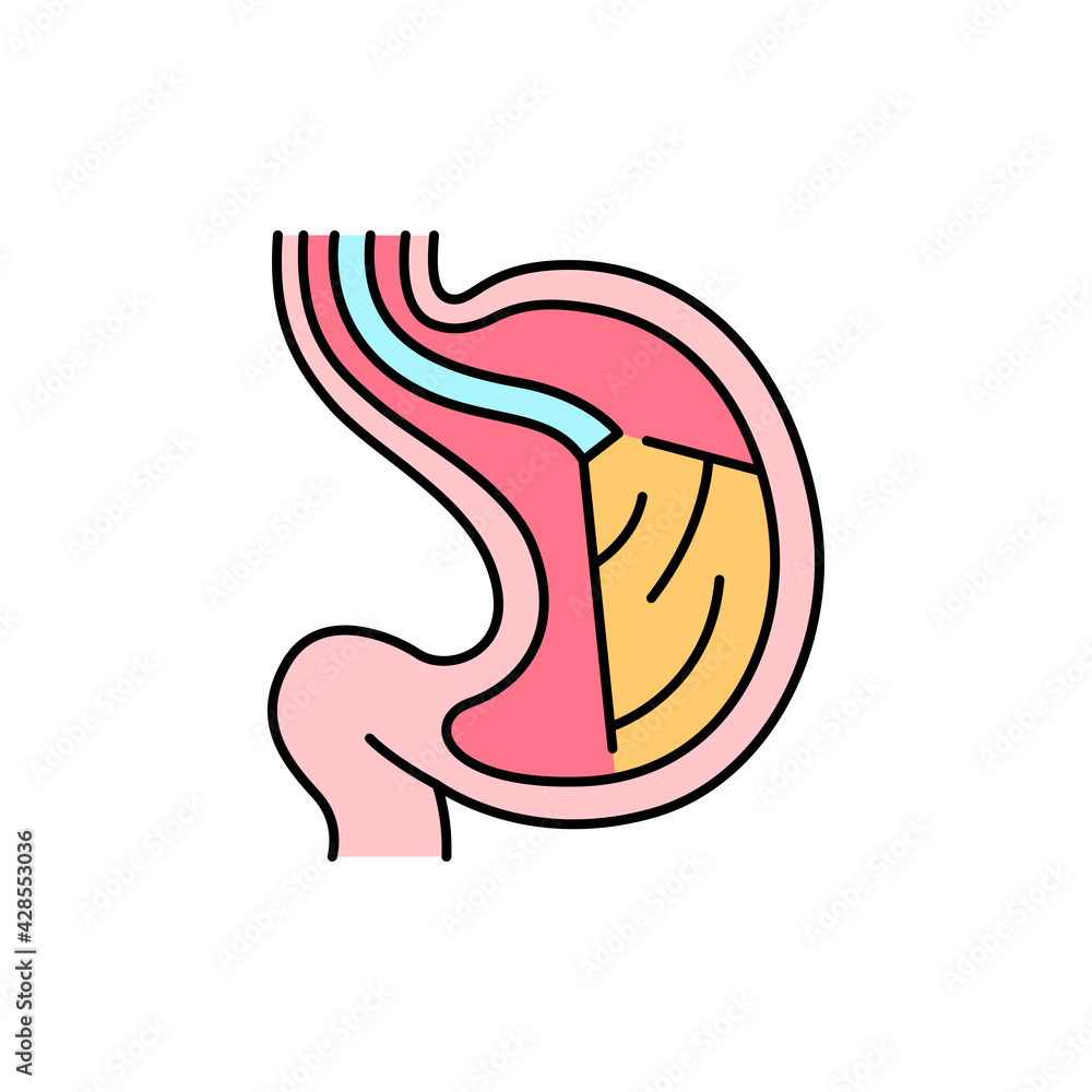 Endoscopy olor line icon. Pictogram for web page, mobile app, promo. Endoscopy olor line icon. Pictogram for web page, mobile app, promo.