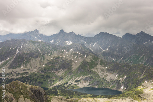 view from the peak Świnica