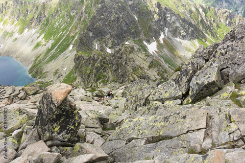 view from the peak Świnica