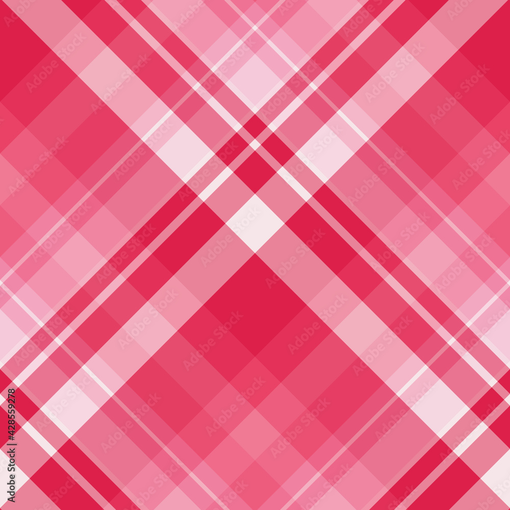 Seamless pattern in cozy scarlet and pink colors for plaid, fabric, textile, clothes, tablecloth and other things. Vector image. 2 Seamless pattern in cozy scarlet and pink colors for plaid, fabric, textile, clothes, tablecloth and other things. Vector image. 2
