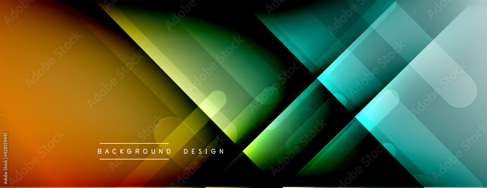 Dynamic lines abstract background. 3D shadow effects and fluid gradients. Modern overlapping forms Dynamic lines abstract background. 3D shadow effects and fluid gradients. Modern overlapping forms