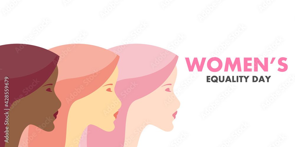 Different women on Womens Equality Day, vector art illustration. Different women on Womens Equality Day, vector art illustration.