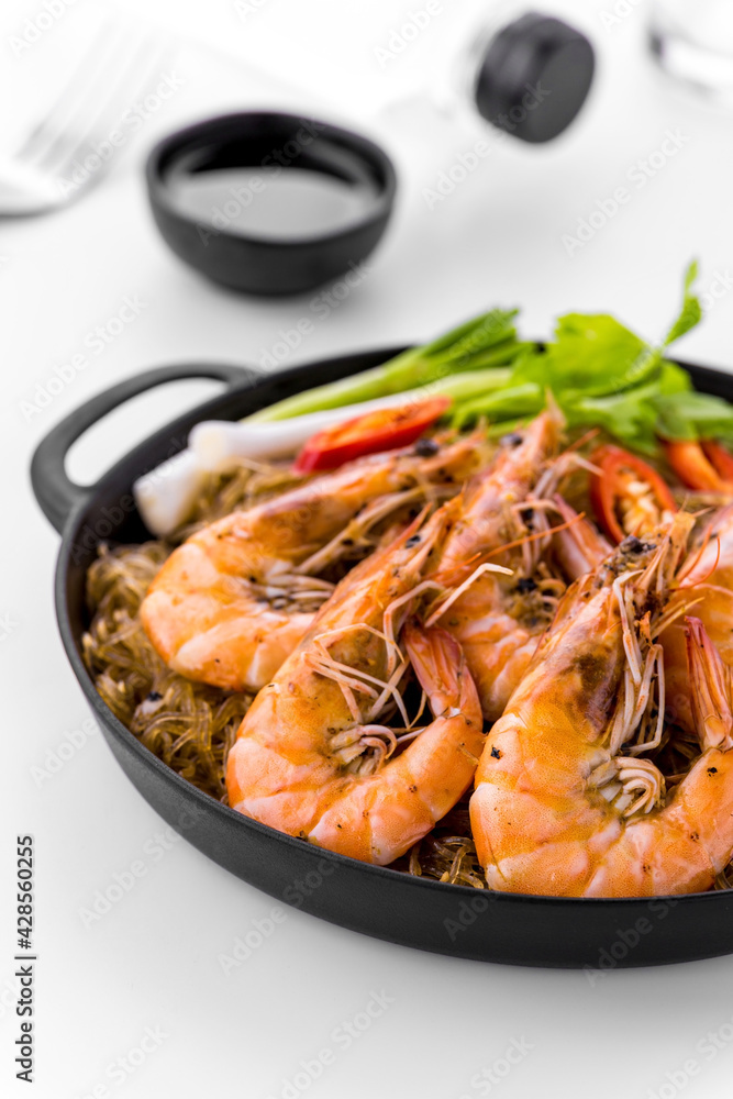 Baked Shrimp with Glass Noodles