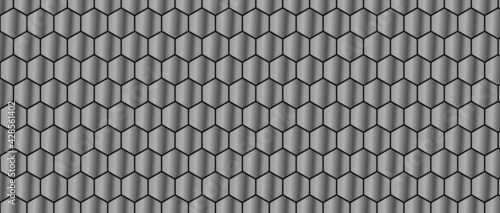 Matte color Hexagon abstract background