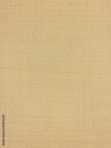 Brown linen gauze texture, heavy weave density