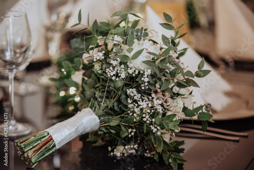 The wedding bouquet