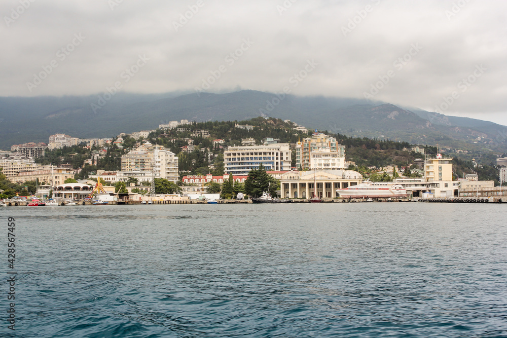 Yalta view from the sea.