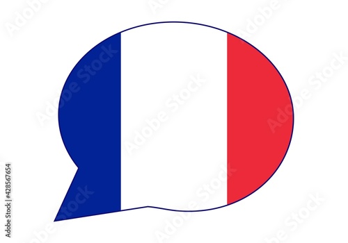 Francia dice, habla y opina. Se habla francés. La voz de los franceses.