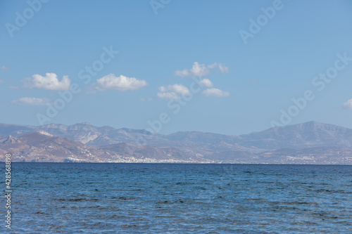 Coast of the island of Paros  Greece.