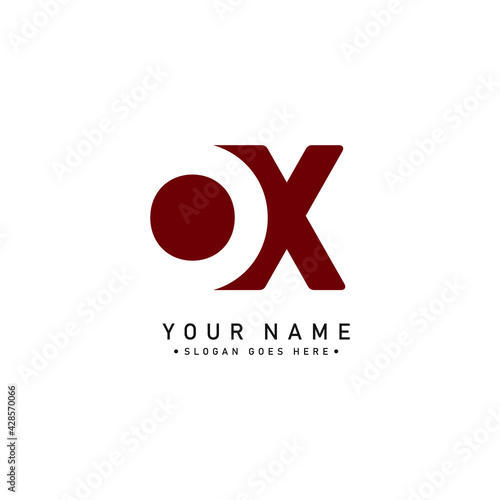 Initial Letter OX Logo - Minimal Business Logo