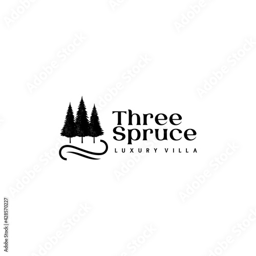 Luxury Property Logo Design Vector