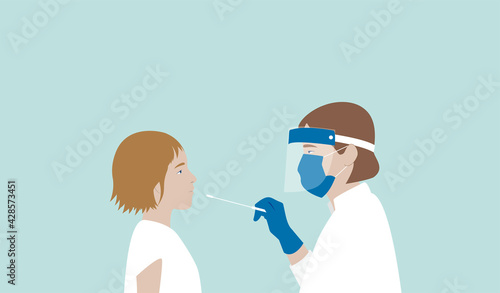 test de dépistage du coronavirus, covid et de ses variants