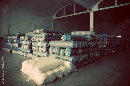 Denim Textile Industry – Ready to Dispatch Jeans Fabric Spools