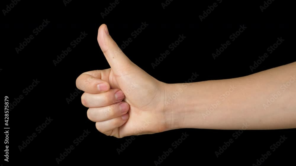 Hand Show Thumbs Up Gesture, Male Hand Rise Up Good Symbol With Alpha Channel Hand Show Thumbs Up Gesture, Male Hand Rise Up Good Symbol With Alpha Channel
