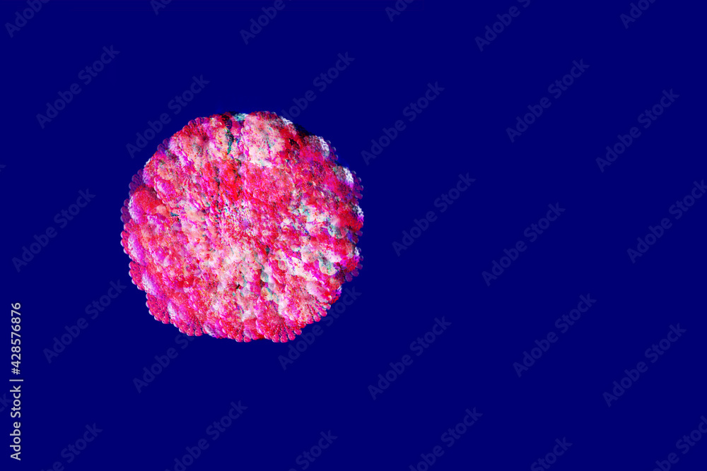 corona virus on a blue background, corona virus on a blue background,