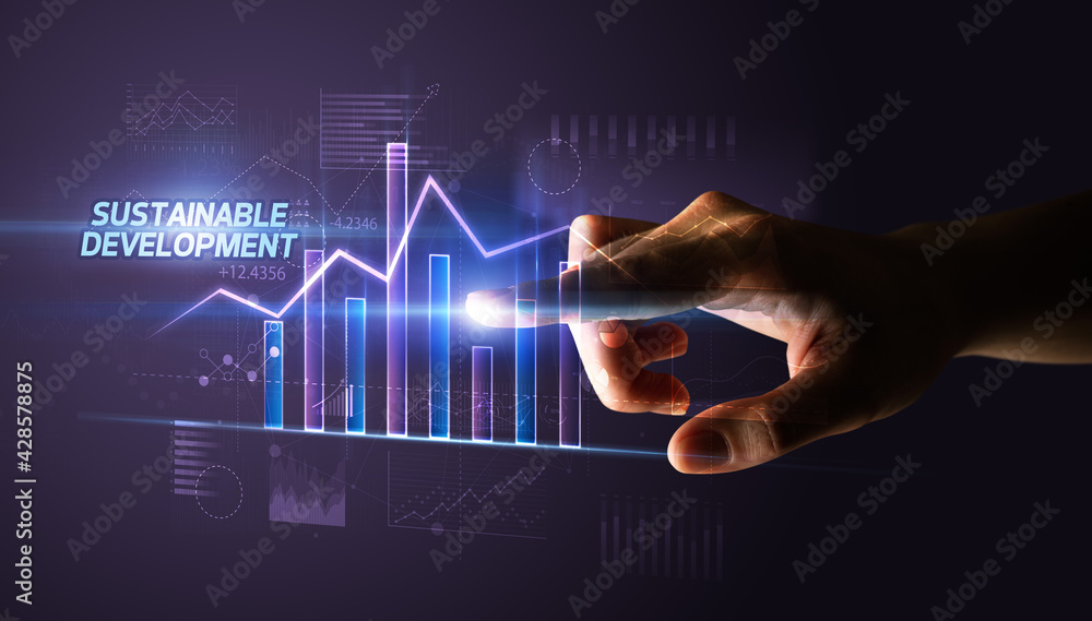 Hand touching business concept concept Hand touching business concept concept