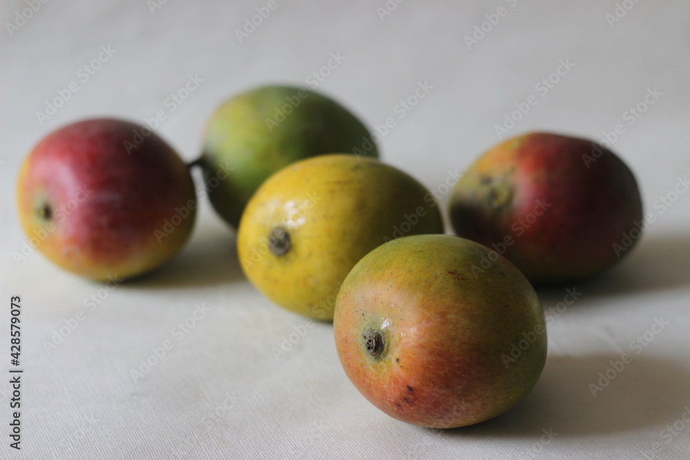 Colourful ripe Indian mango called Lalbagh mango Colourful ripe Indian mango called Lalbagh mango