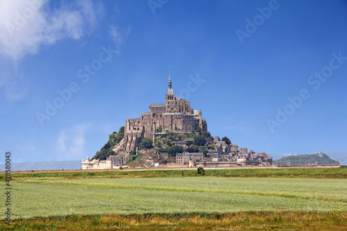 Wallpaper Mural Le Mont Saint Michel Abbey, Normandy / Brittany, France Torontodigital.ca