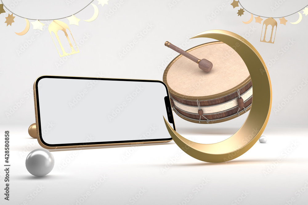 Fototapeta premium Ramadan Phone V.3