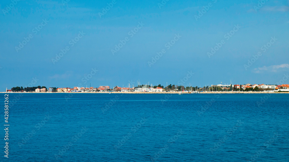 Zadar waterfront, Dalmatia region of Croatia.