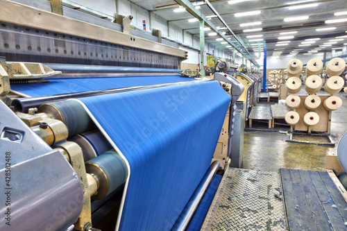 Denim Textile Industry - Big Weaving Room, HDR