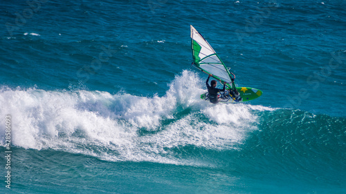 windsurfer in action