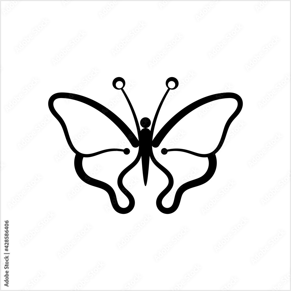 Butterfly Icon, Insect Icon