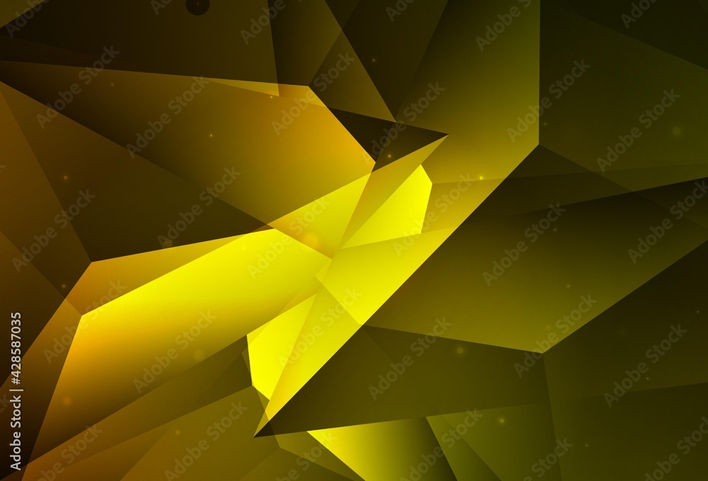 Dark Green, Yellow vector Blurred bubbles on abstract background with colorful gradient. Dark Green, Yellow vector Blurred bubbles on abstract background with colorful gradient.