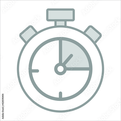 stopwatch icon modern illustration