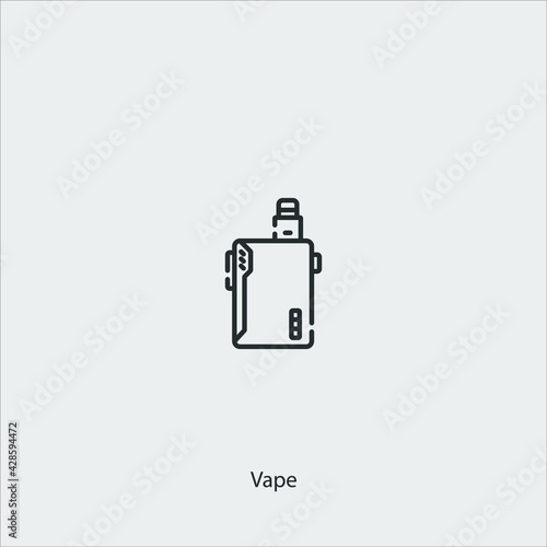 vape icon vector sign symbol