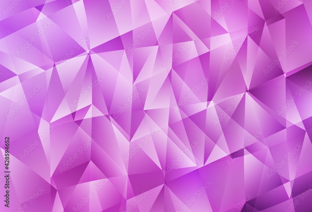 Light Pink vector texture with triangular style. Light Pink vector texture with triangular style.