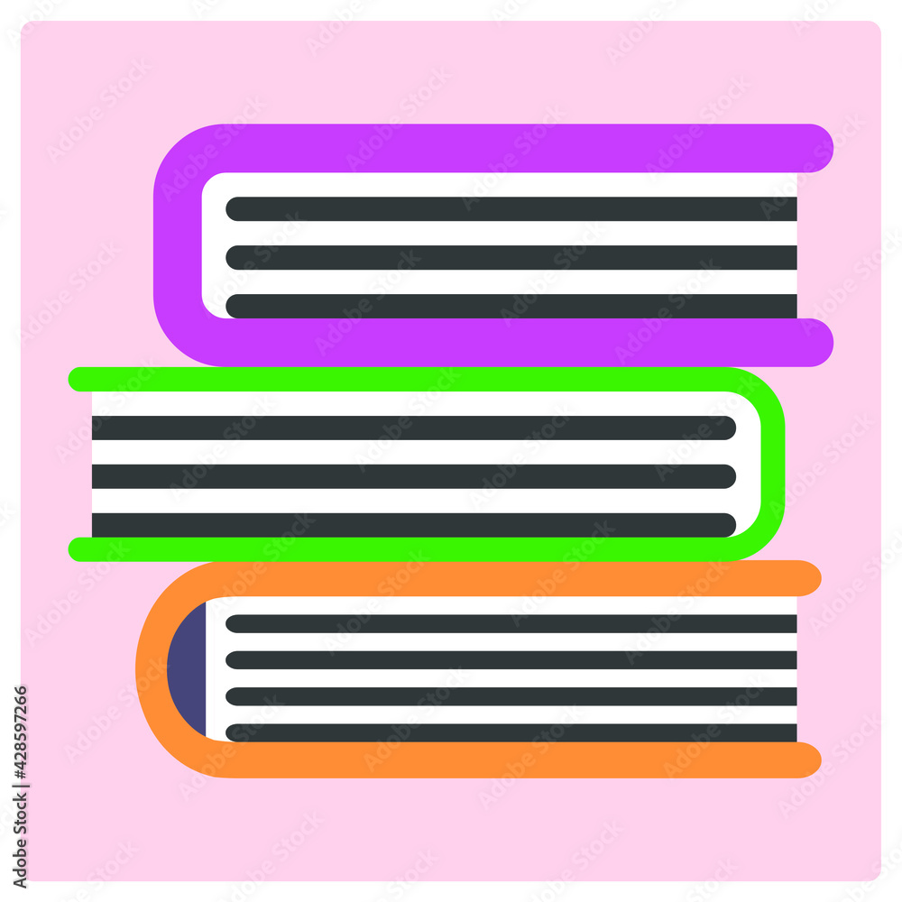 Vector illustration for Piled Books EPS10 Vector illustration for Piled Books EPS10