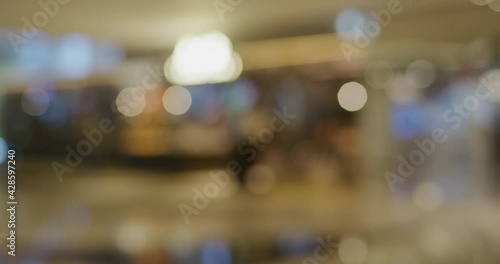 Wallpaper Mural Blur view of shopping mall Torontodigital.ca