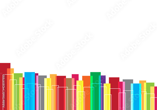 Colorful square shapes stacked together Geometric abstract background
Wallpaper
Flat vector design