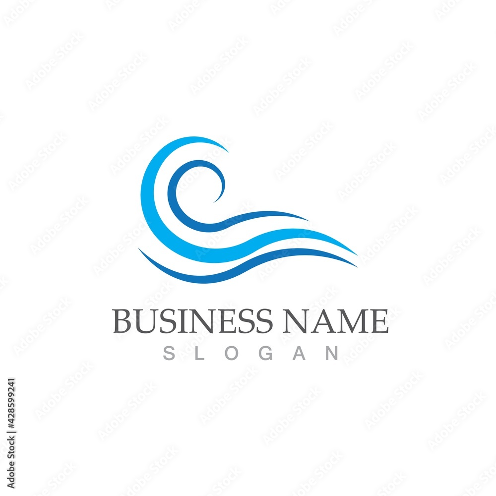 water wave icon vector illustration design water wave icon vector illustration design