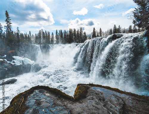 Wasserfall - Ristafallet Schweden  photo