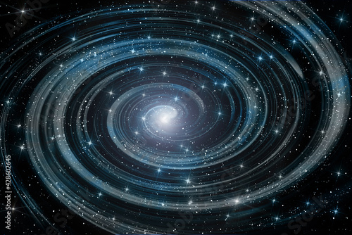 space stars universe spiral nebula