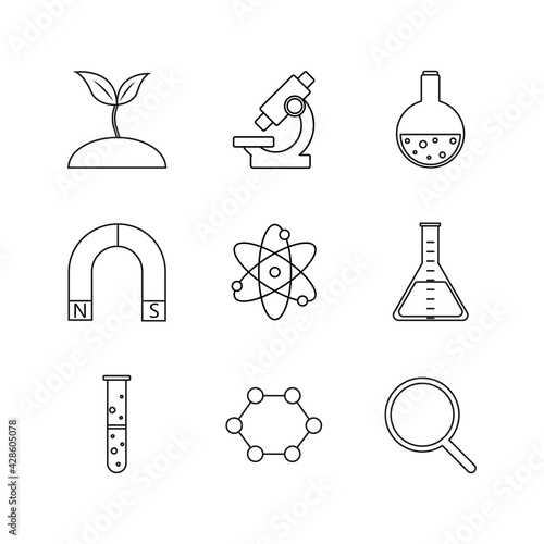 STEM education icons 2