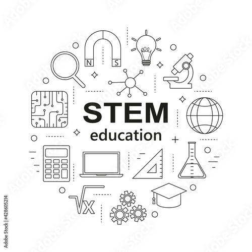 STEM education icons 7