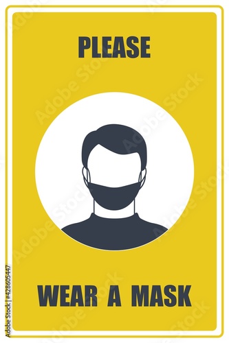 Wear a mask sticker 3
