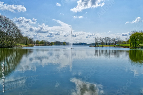 Blick auf den Aasee in Bocholt photo