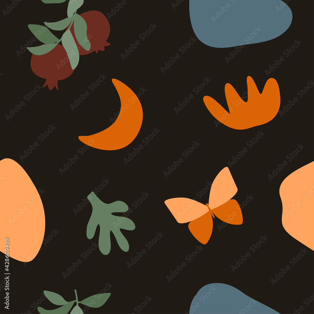 Seamless pattern background. Sunny summer pattern for design wrapping paper, wallpaper, fabric, kid closes textile etc Seamless pattern background. Sunny summer pattern for design wrapping paper, wallpaper, fabric, kid closes textile etc