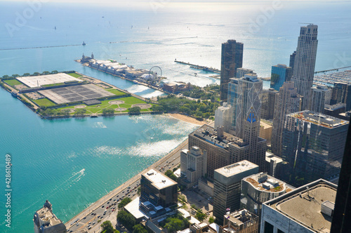 Chicago Hancock Tower Aussicht