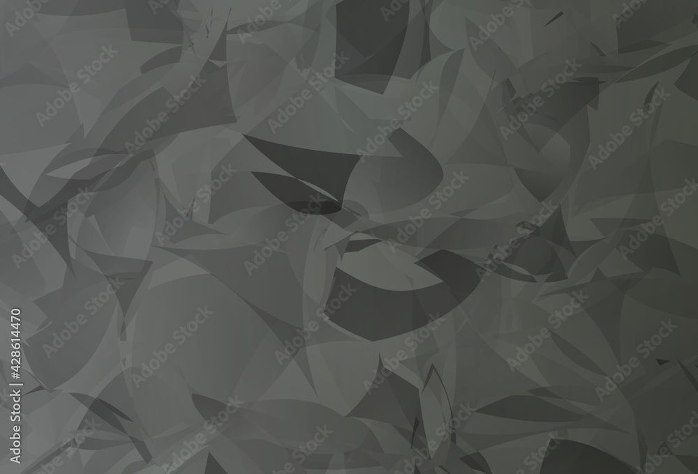 Obraz premium Light Gray vector background with abstract polygonals.