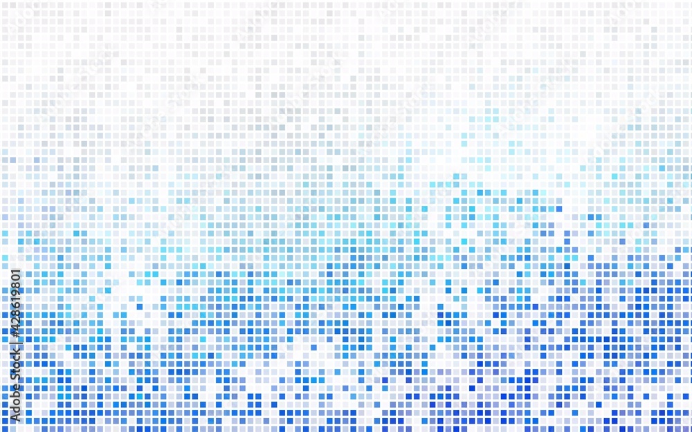 Light BLUE vector rectangle mosaic background with transparencies in origami style. Light BLUE vector rectangle mosaic background with transparencies in origami style.