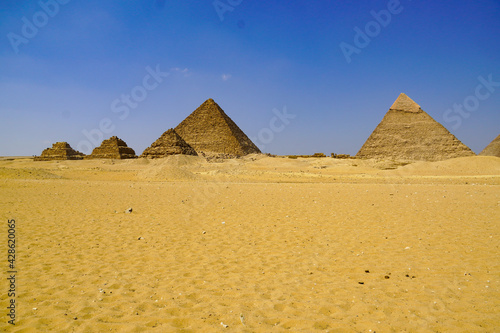 The Egyptian  Pyramids at Giza 