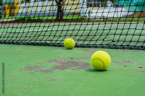 Tennis ball. © Supat