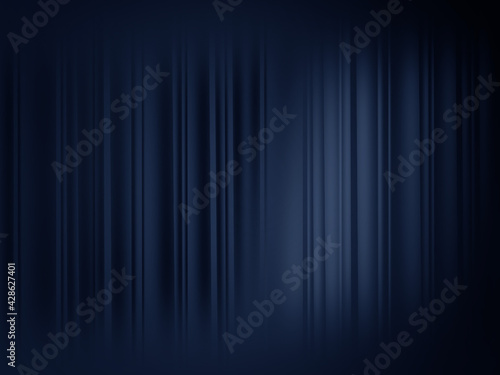 Abstract dark blue shape with different shades 