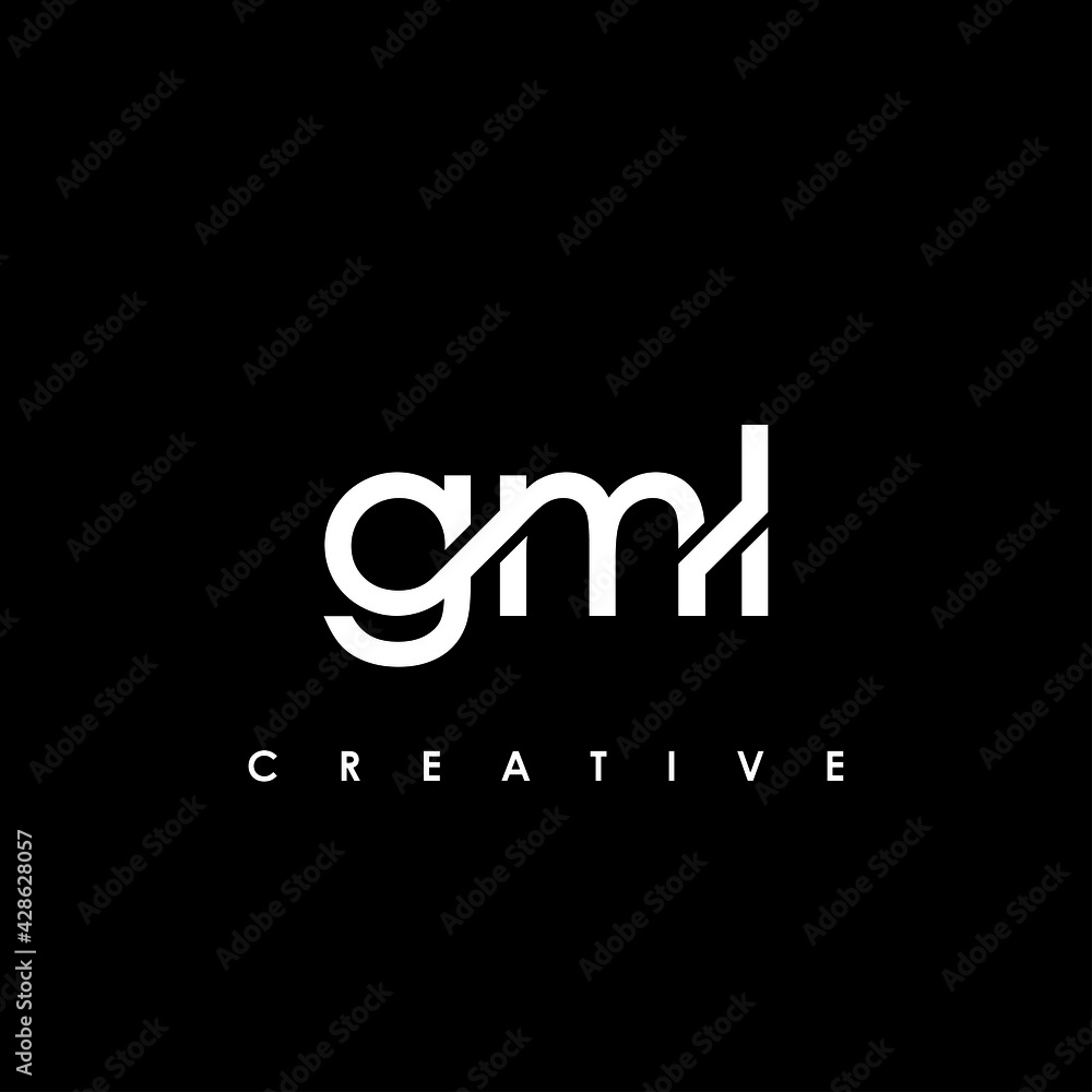 GML Letter Initial Logo Design Template Vector Illustration Stock