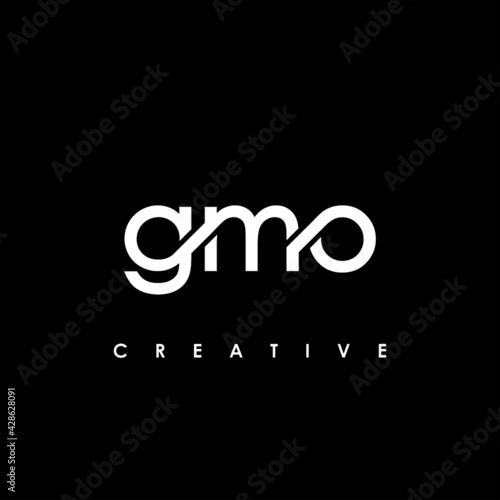 GMO Letter Initial Logo Design Template Vector Illustration